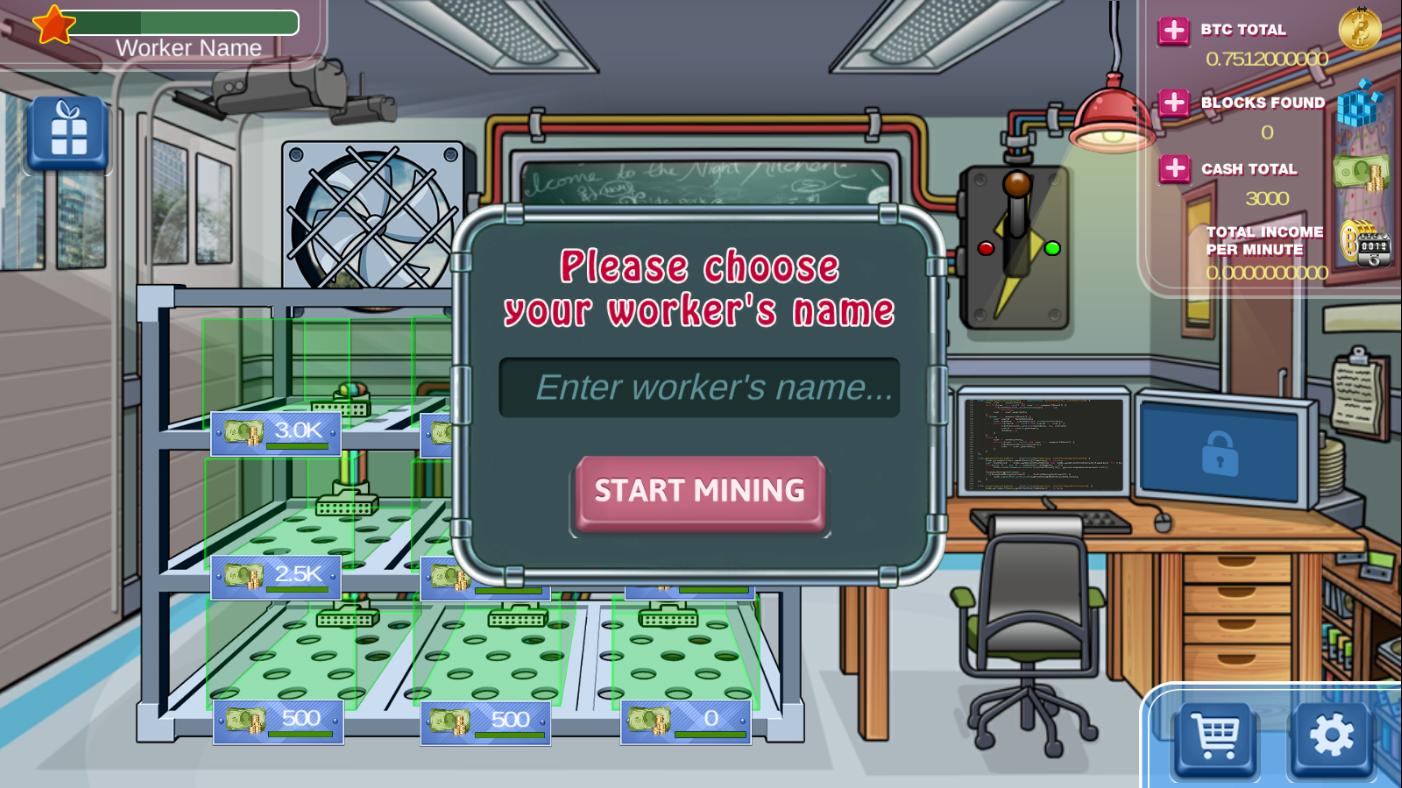 game that mines crypto