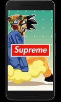 Goku x Supreme Wallpapers Art HD স্ক্রিনশট 1