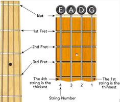 Bass Guitar Chords capture d'écran 1