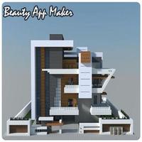 Poster Modern House Minecraft