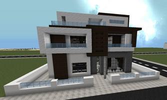 Casa moderna de Minecraft imagem de tela 2
