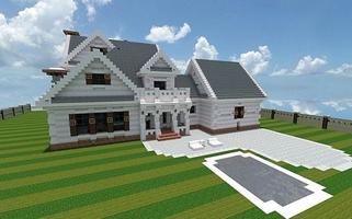 Casa moderna de Minecraft imagem de tela 3