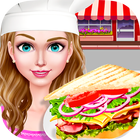 Sunny Cafe: Sandwich Bar Story icône