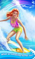 Summer Girls Surfing SPA Salon الملصق