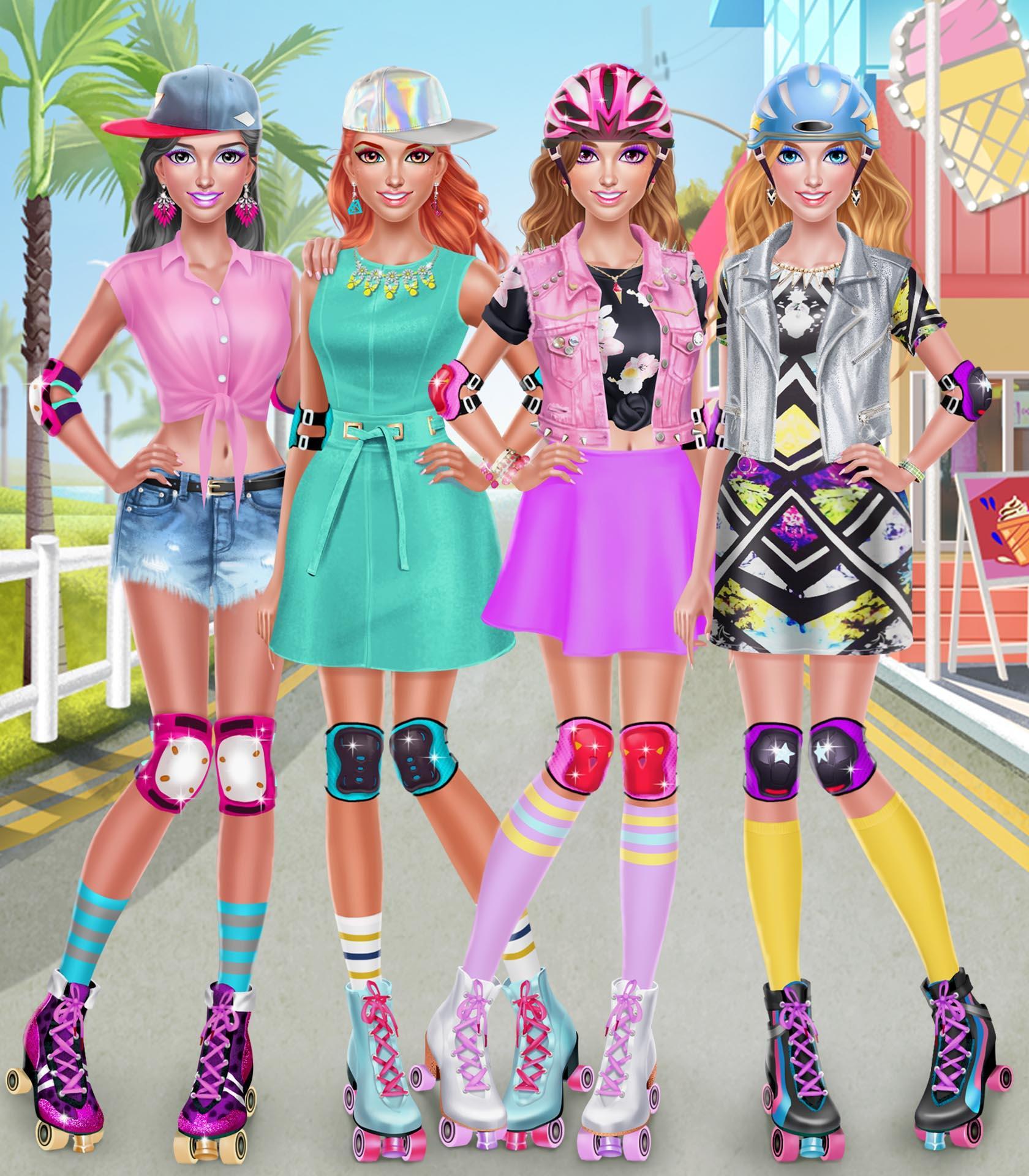 Roller Skate Chics Girls Date For Android Apk Download