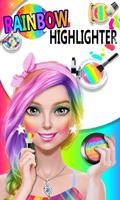 Makeup Artist - Rainbow Salon Plakat