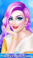 Poster Makeup Girl Winter Beauty Spa