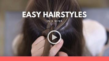 Hairstyles step by step in 5 mins capture d'écran 2
