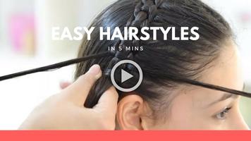 Hairstyles step by step in 5 mins скриншот 3