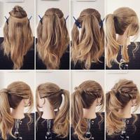 Latest Party Hairstyles Trends & Tutorial الملصق