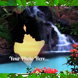 Waterfall Photo Background أيقونة