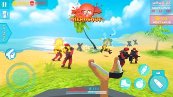 Beachhead Defender: Free 3D Shooting Games (FPS) โปสเตอร์