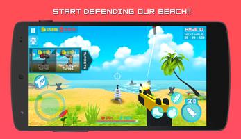 Beachhead Defender: Free 3D Shooting Games (FPS) ภาพหน้าจอ 2