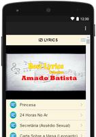 Amado Batista Letras Izi 海報
