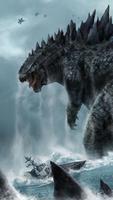 Godzilla Wallpaper capture d'écran 2