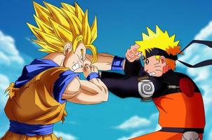 Goku VS Naruto Wallpaper capture d'écran 1