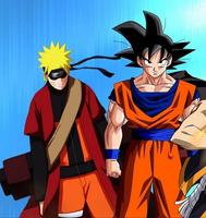 Goku VS Naruto Wallpaper capture d'écran 2