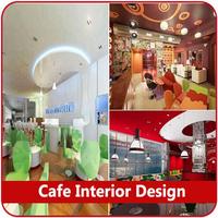 Cafe Interior Design Affiche