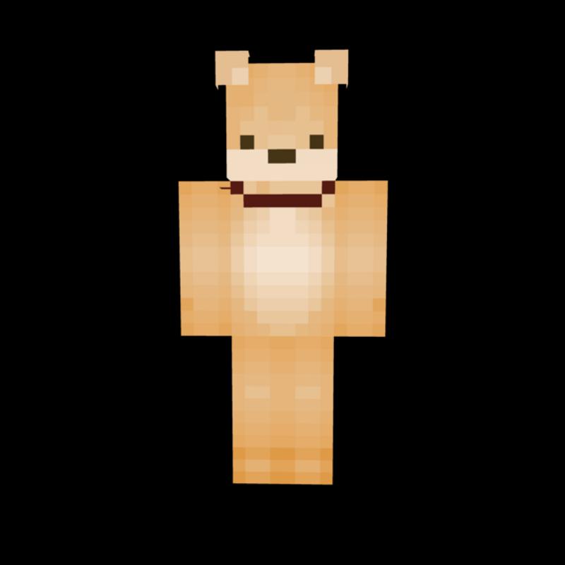 Dog Minecraft Skin Template