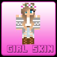 Girl Skin For Minecraft PE-poster