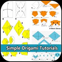 सरल Origami ट्यूटोरियल पोस्टर