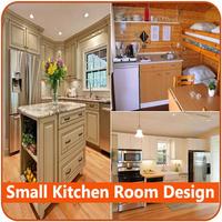 Small Kitchen Room Design Affiche