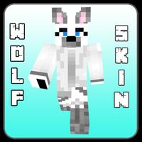 Wolf Skin For Minecraft PE Affiche