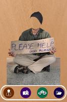 Beggar Suit Photo Camera Affiche