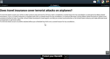 Travel Insurance Terroris ảnh chụp màn hình 1