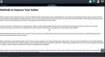 Beginnerss Learning Italian Affiche