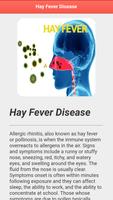 Hay Fever Allergy screenshot 2