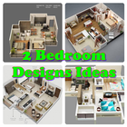 bedroom designs ideas icon