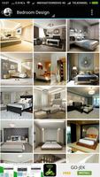 برنامه‌نما Bedroom Design Wallpaper عکس از صفحه