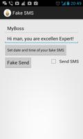 Fake SMS постер