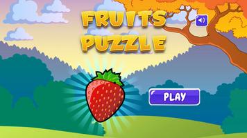 Fruits Puzzle Game 0-5 years Affiche