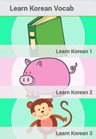 Learn Korean Vocabulary โปสเตอร์