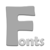 Fonts 아이콘