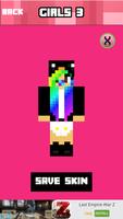 GIRL SKINS FOR MINECRAFT PE&PC imagem de tela 3