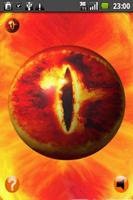 3D Eye of Sauron - LOTR Affiche