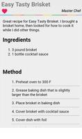 Beef Brisket Recipes Full اسکرین شاٹ 2