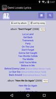 Demi Lovato Lyrics screenshot 2