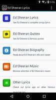 Ed Sheeran Lyrics 스크린샷 1