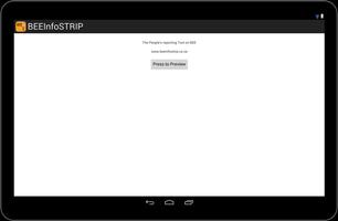 BEEInfoSTRIP App capture d'écran 1