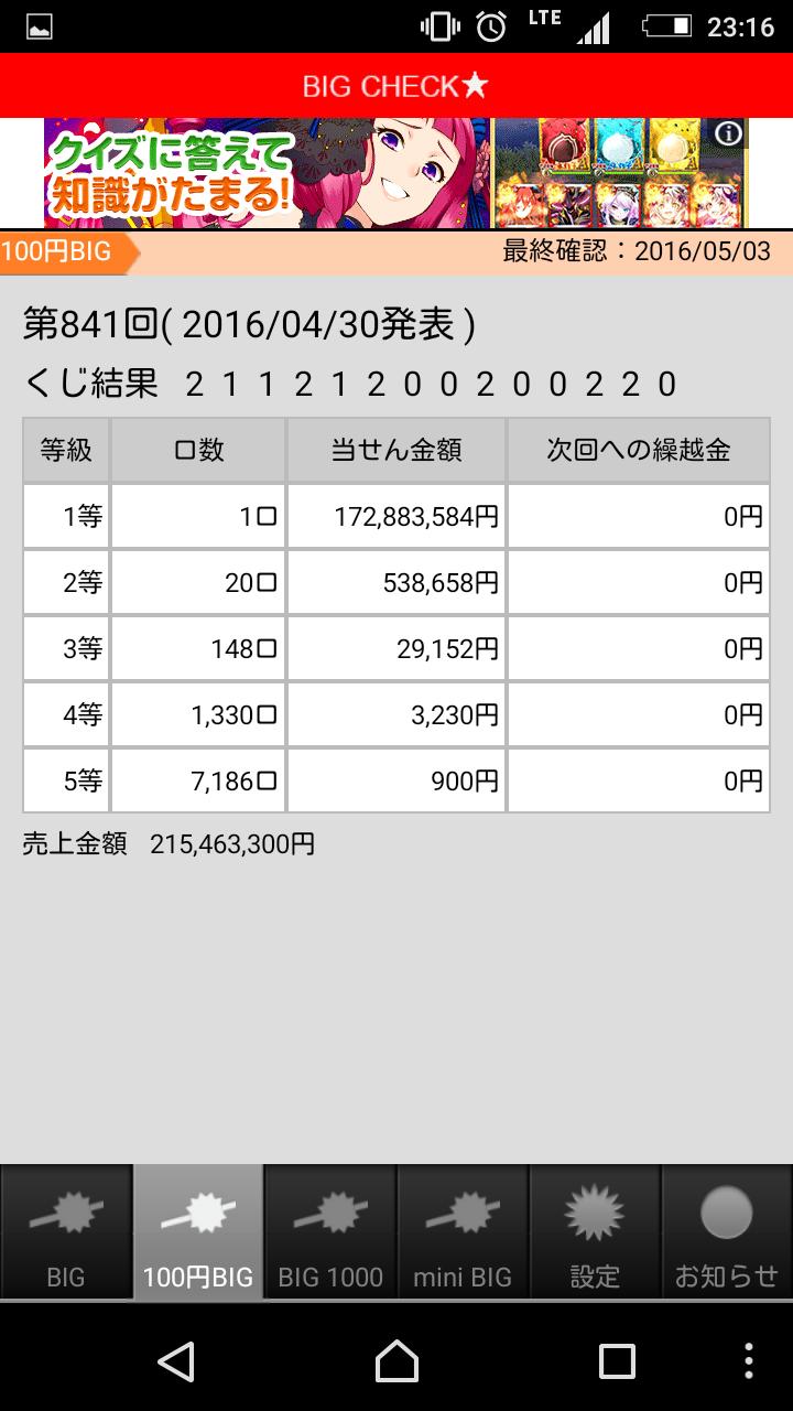 サッカーくじ Bigの当選速報 結果速報 For Android Apk Download