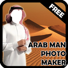 Arab Man Photo Maker icône