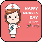 Happy Nurses Day Greeting Card أيقونة