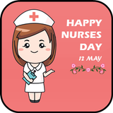 Happy Nurses Day Greeting Card icône