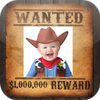 Wanted Photo Frame Editor أيقونة