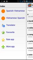 Spanish Vietnamese dictionary تصوير الشاشة 1