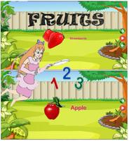 2 Schermata Learning Numbers Letters Animals Fruits in English